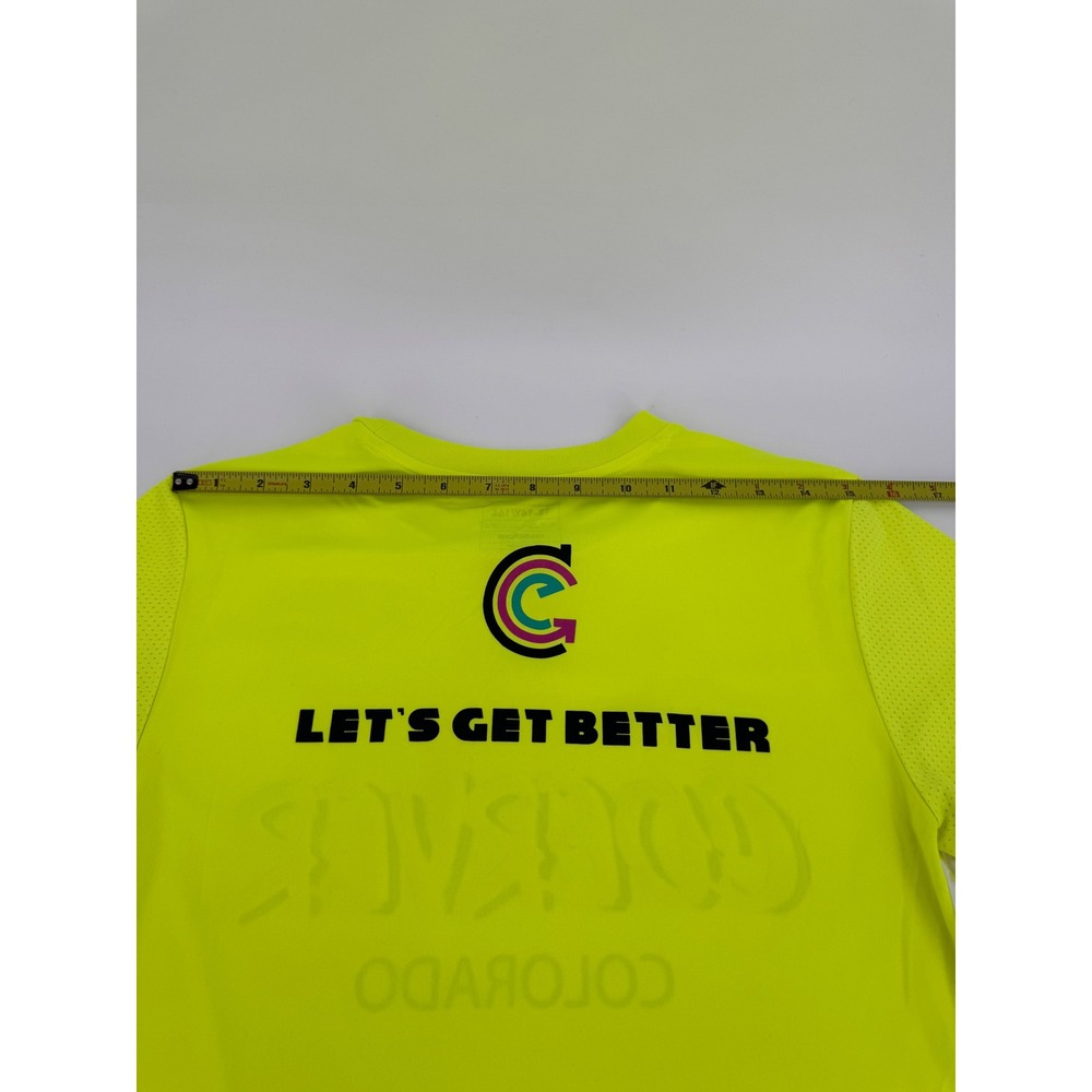 Adidas Coerver Colorado Kids Soccer Jersey Neon Yellow Size Large 13-14Y - Picture 6 of 10